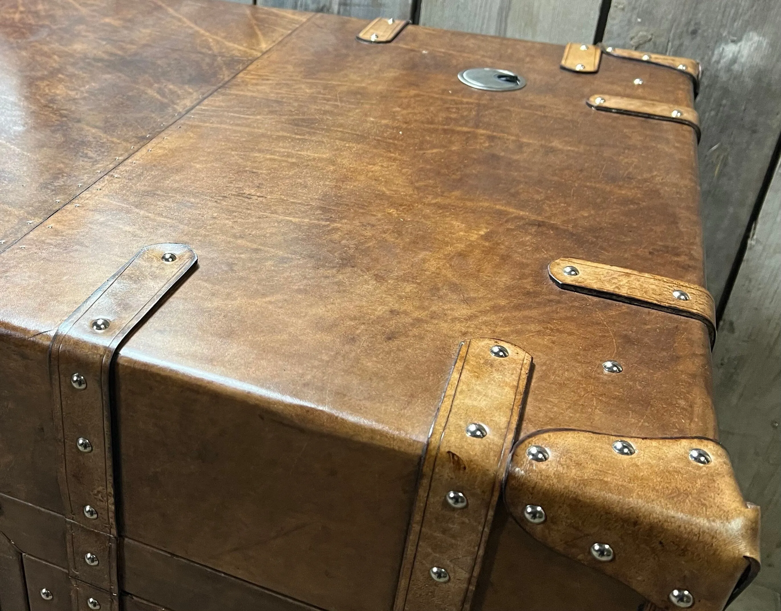 Bridle Leather Office Desk