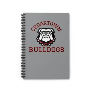Cedartown Bulldogs Mascot School Spirit Spiral Notebook - Ruled Line