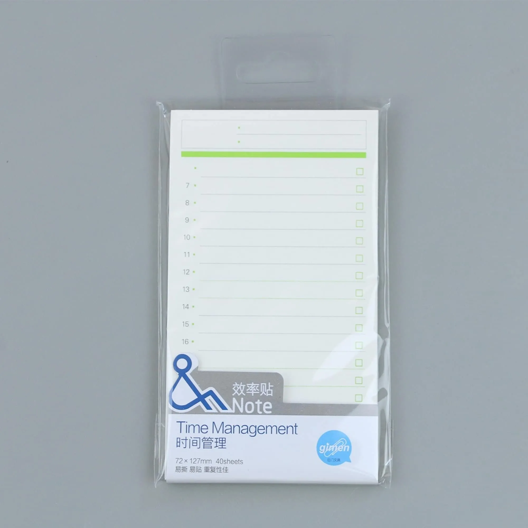 Gimen Paper Strong Sticky Note DAILY PLANNER Sticky Note Organization Sticky Note | 2.83 X 5.00 Inches 40 Sheets