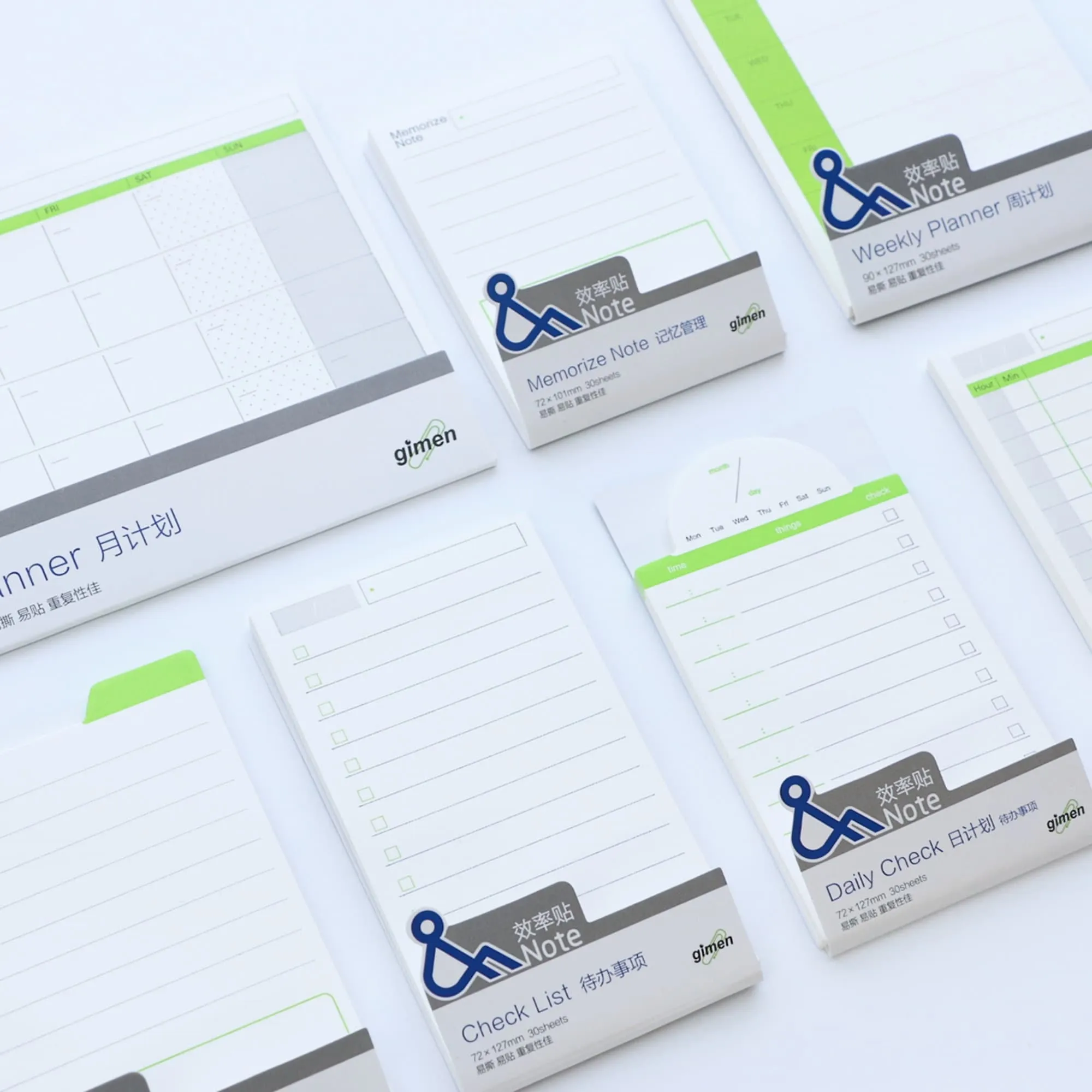 Gimen Paper Strong Sticky Note DAILY PLANNER Sticky Note Organization Sticky Note | 2.83 X 5.00 Inches 40 Sheets
