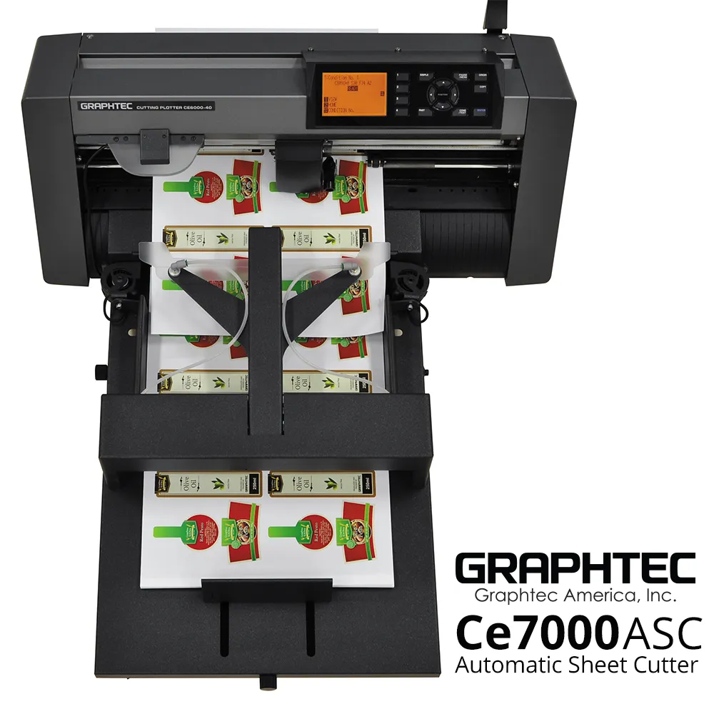 Graphtec CE7000-ASC 15-inch Vinyl Desktop Sheet Cutter and Media Tray