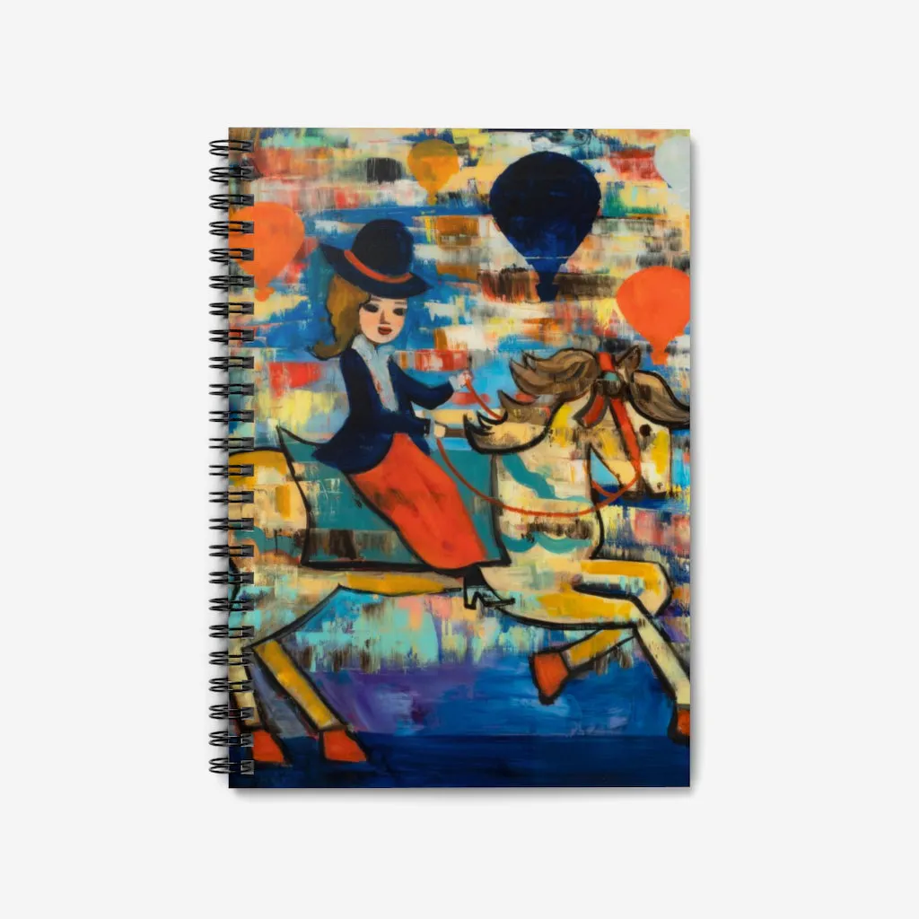 Happy Balloon Spiral Notebook