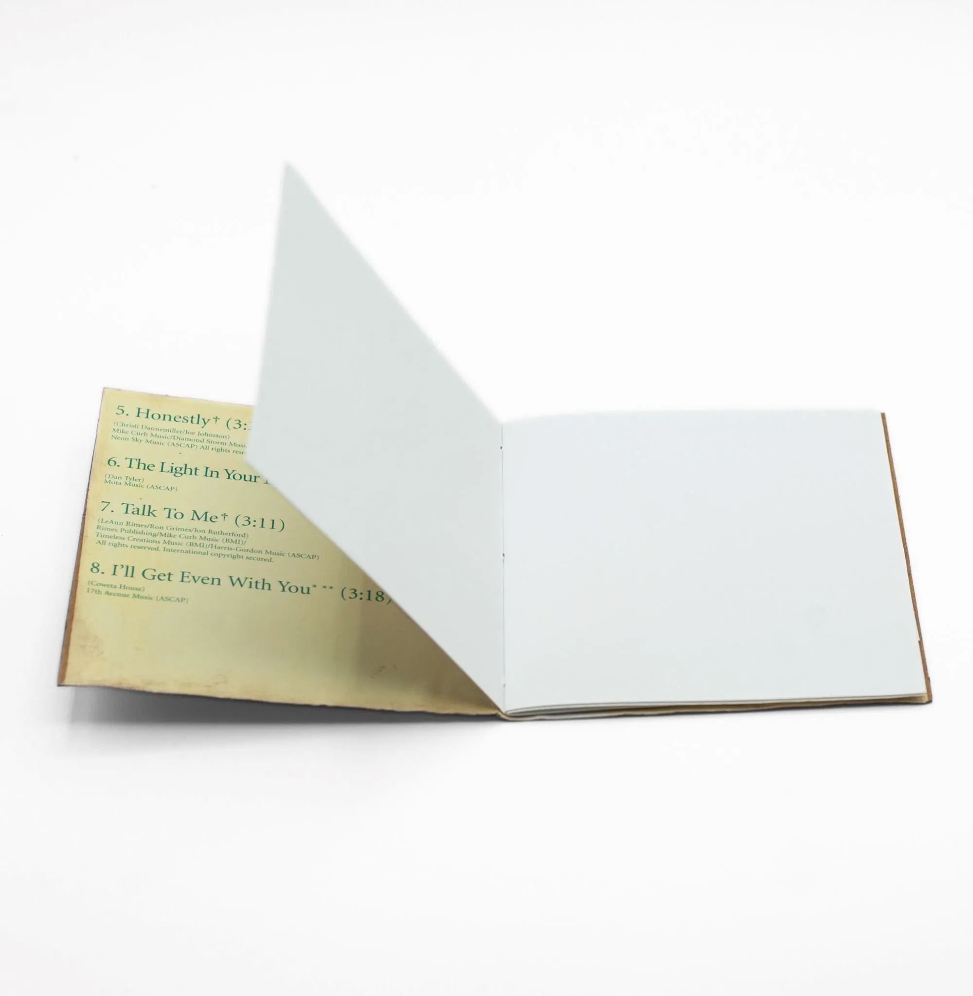 LeAnn Rimes Upcycled Sketchbook