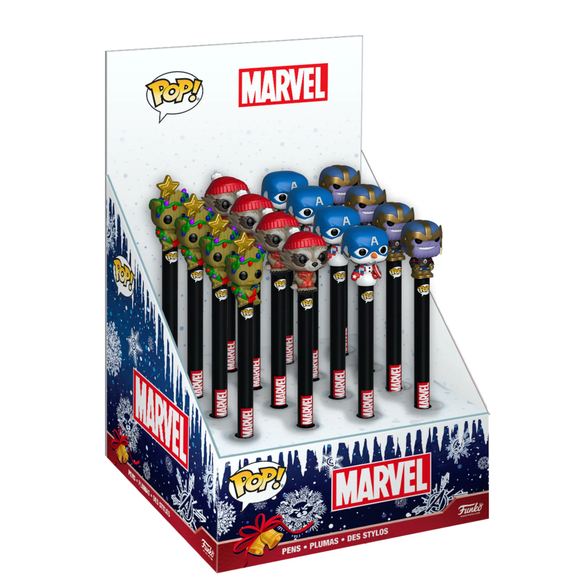 Marvel Holiday Pen Toppers