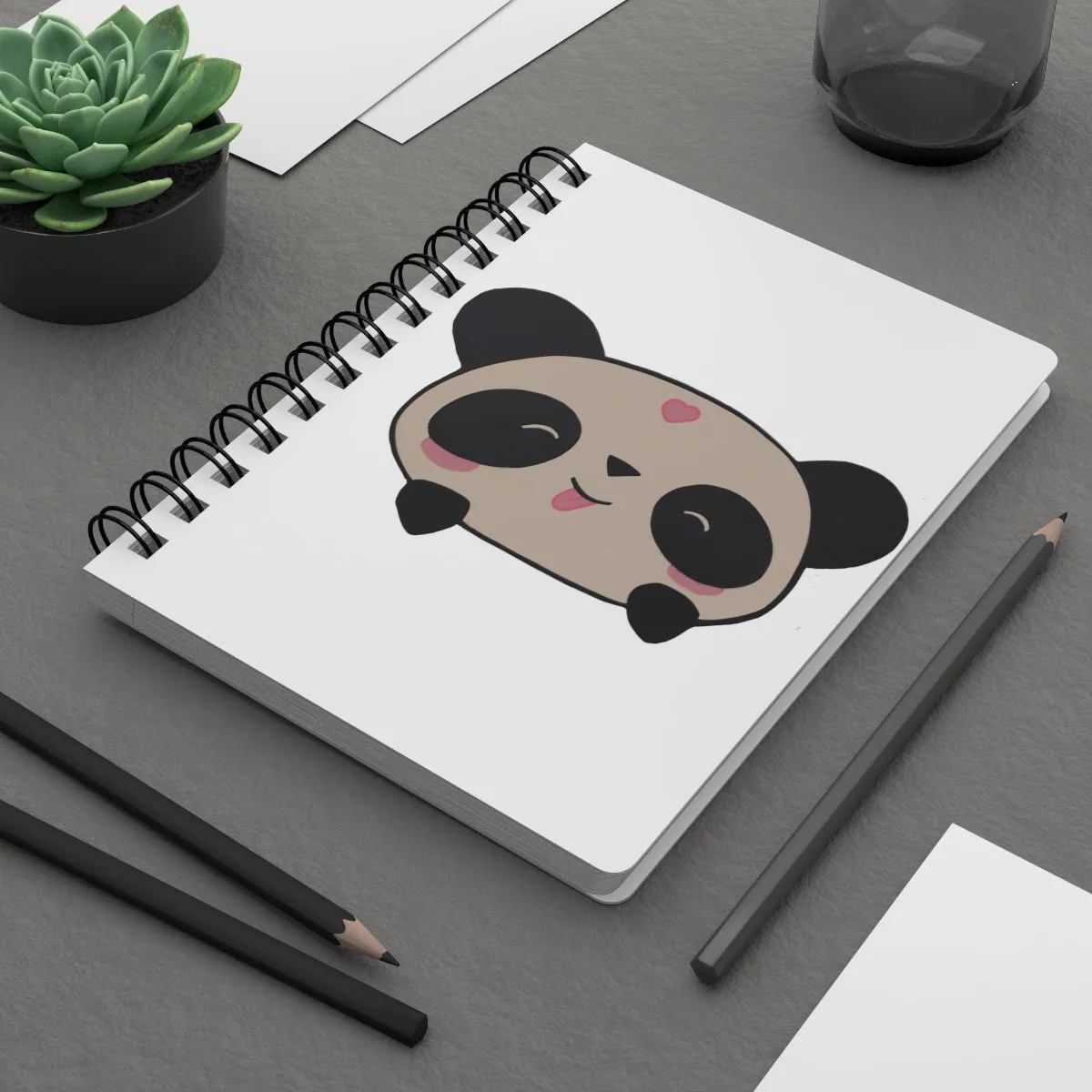 Panda Spiral Bound Journal