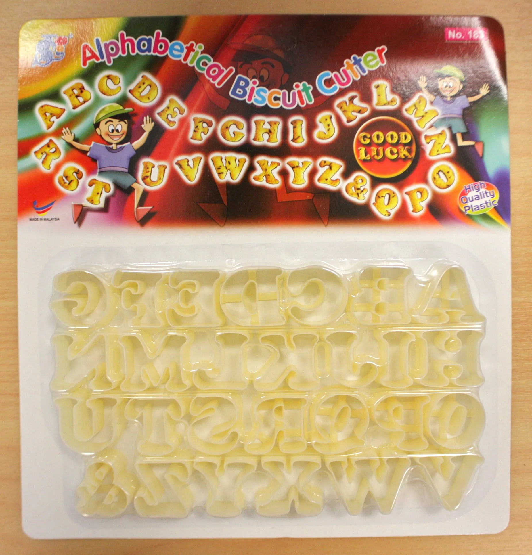 Plastic Alphabet Cutters
