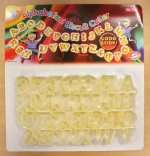 Plastic Alphabet Cutters
