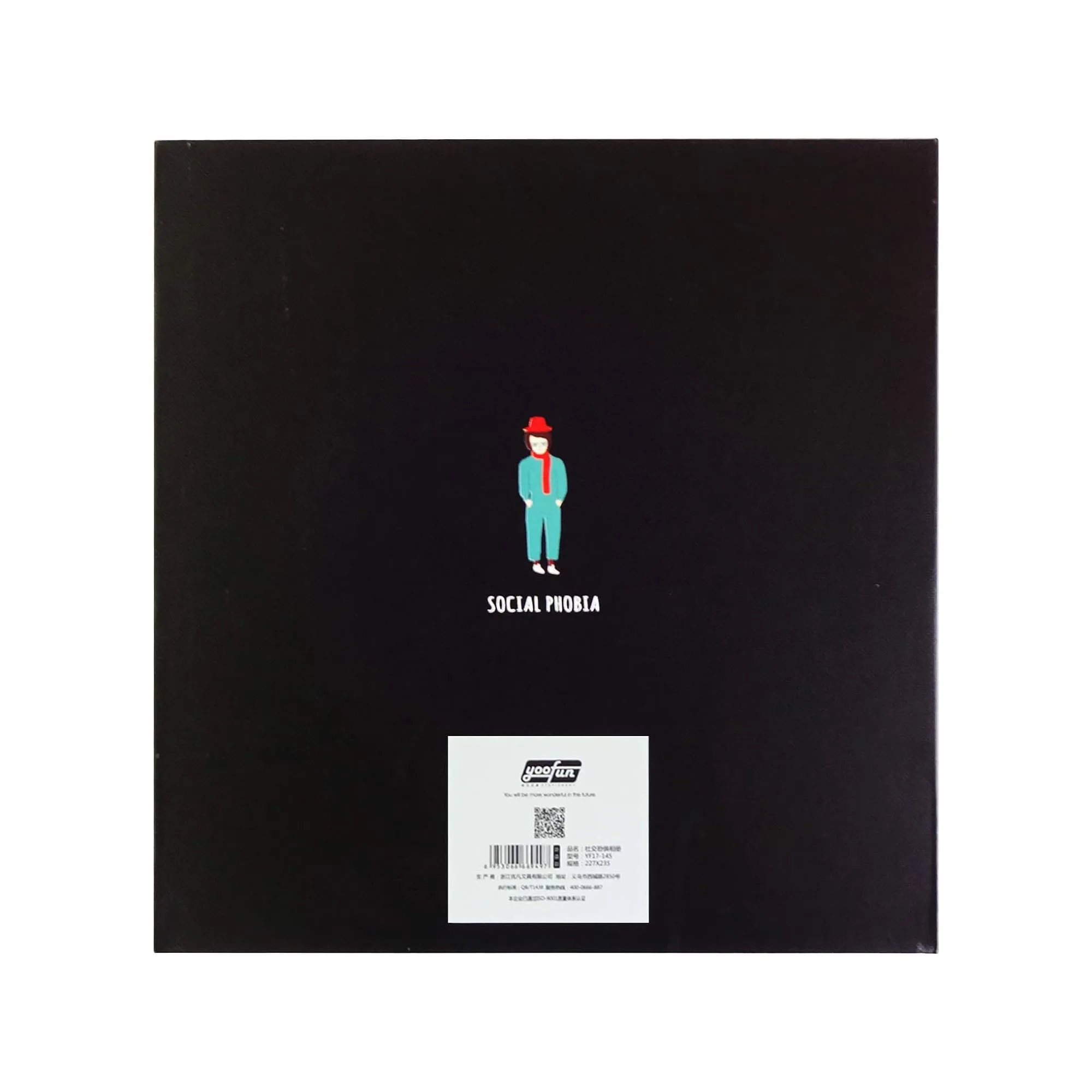 Social Phobia Large Ring Binder Photo Album - Holds 80 Photos (Colours Available)