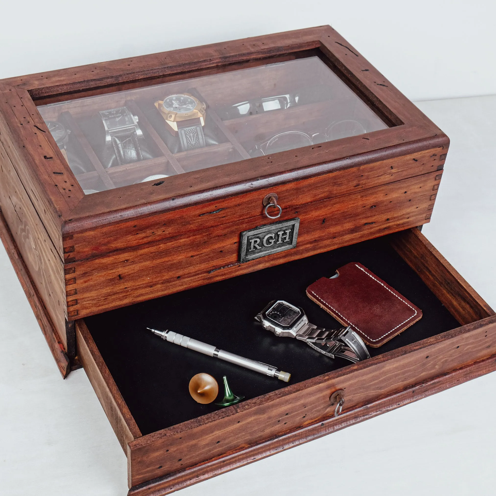 Watch Box and Sunglasses with Drawer No. 6-3