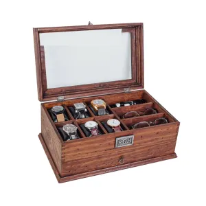Watch Box and Sunglasses with Drawer No. 6-3