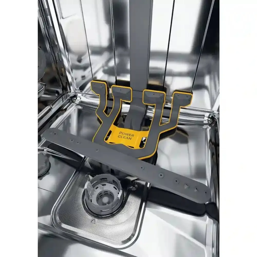 Whirlpool W7FHS51XUK freestanding Standard Dishwasher 15 Place - Stainless Steel